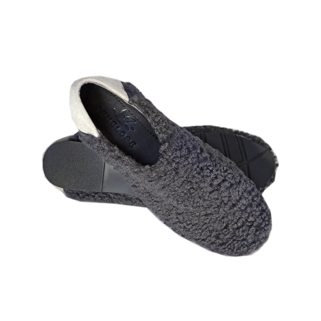 Тапочки домашние Penelope - Teddy anthracite антрацит 40 - фото 2