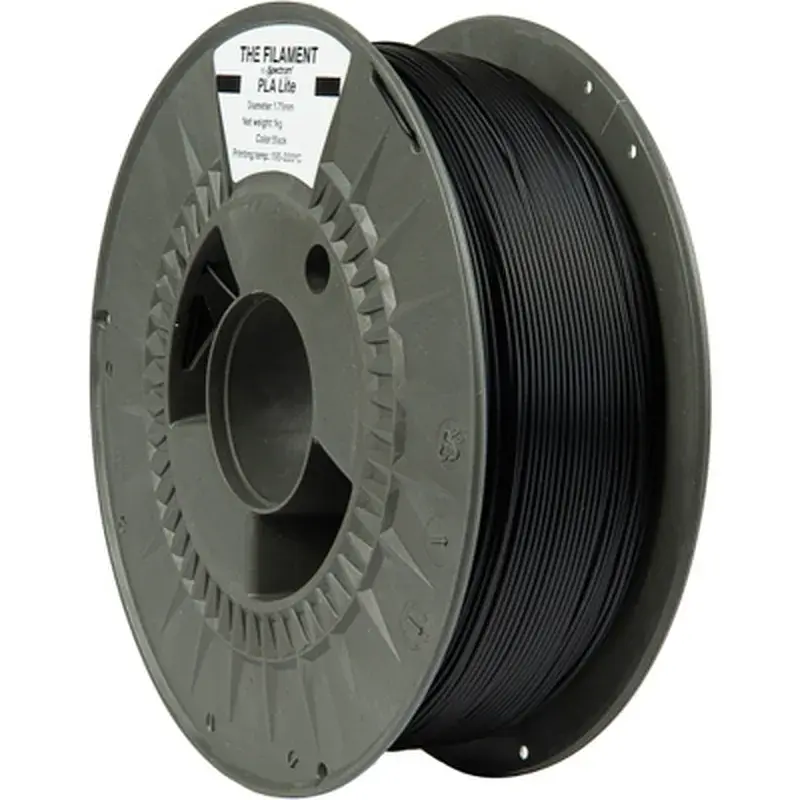 Пластик для 3D-принтера The Filament PLA Lite 1.75mm BLACK 1kg (TF-24224)