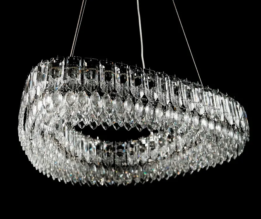 Світлодіодна люстра з кришталем Splendid Ray L7069/600/1 LED (CH+clear) - фото 5