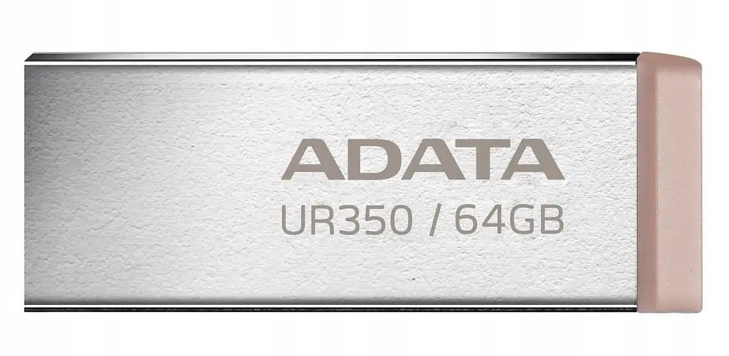 Флеш-накопичувач Adata Flash 64Gb USB 3.2 UR 350 Silver/Beige (UR350-64G-RSR/BG) - фото 5