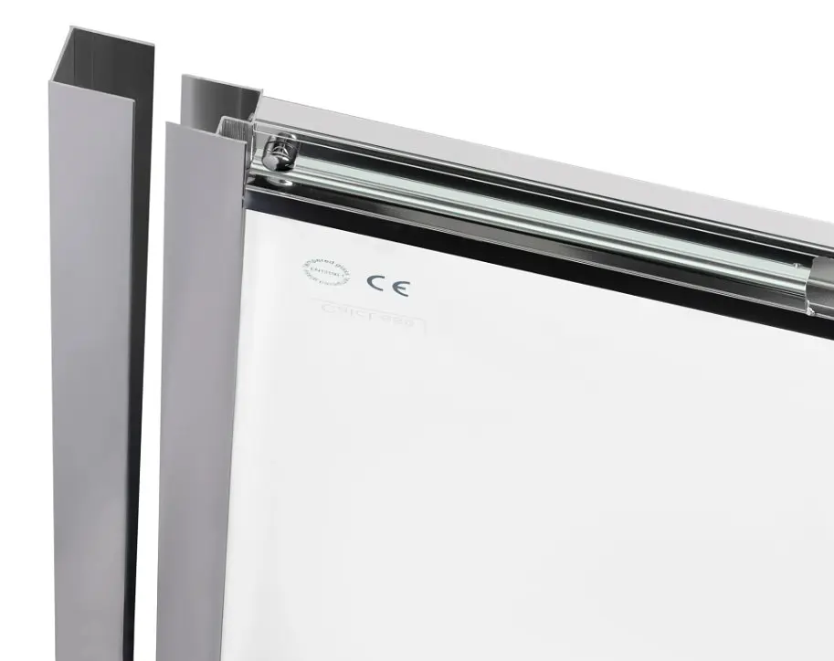 Душові двері в нішу Qtap Taurus CRM201-11.C6 110-120x200 см, скло Clear 6 мм, покриття CalcLess (TAUCRM201112C6) - фото 3
