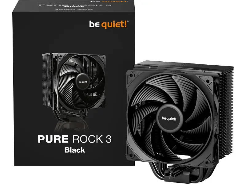 Повітряне охолодження Be quiet! PURE ROCK 3 Black (BK039) - фото 4