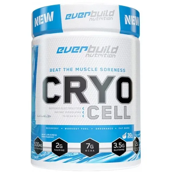 Амінокислота BCAA Cryo Cell BCAA 8:1:1, 480 грам Манговий пунш Everbuild vit0001263