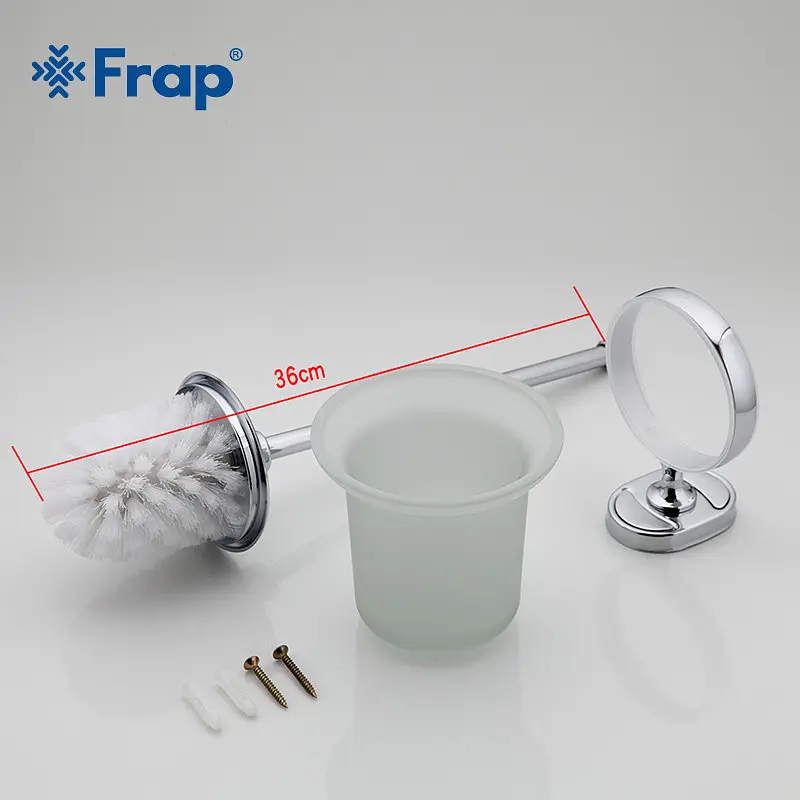 Йоржик скло настінний Frap F1910 1/20, Хром - фото 3