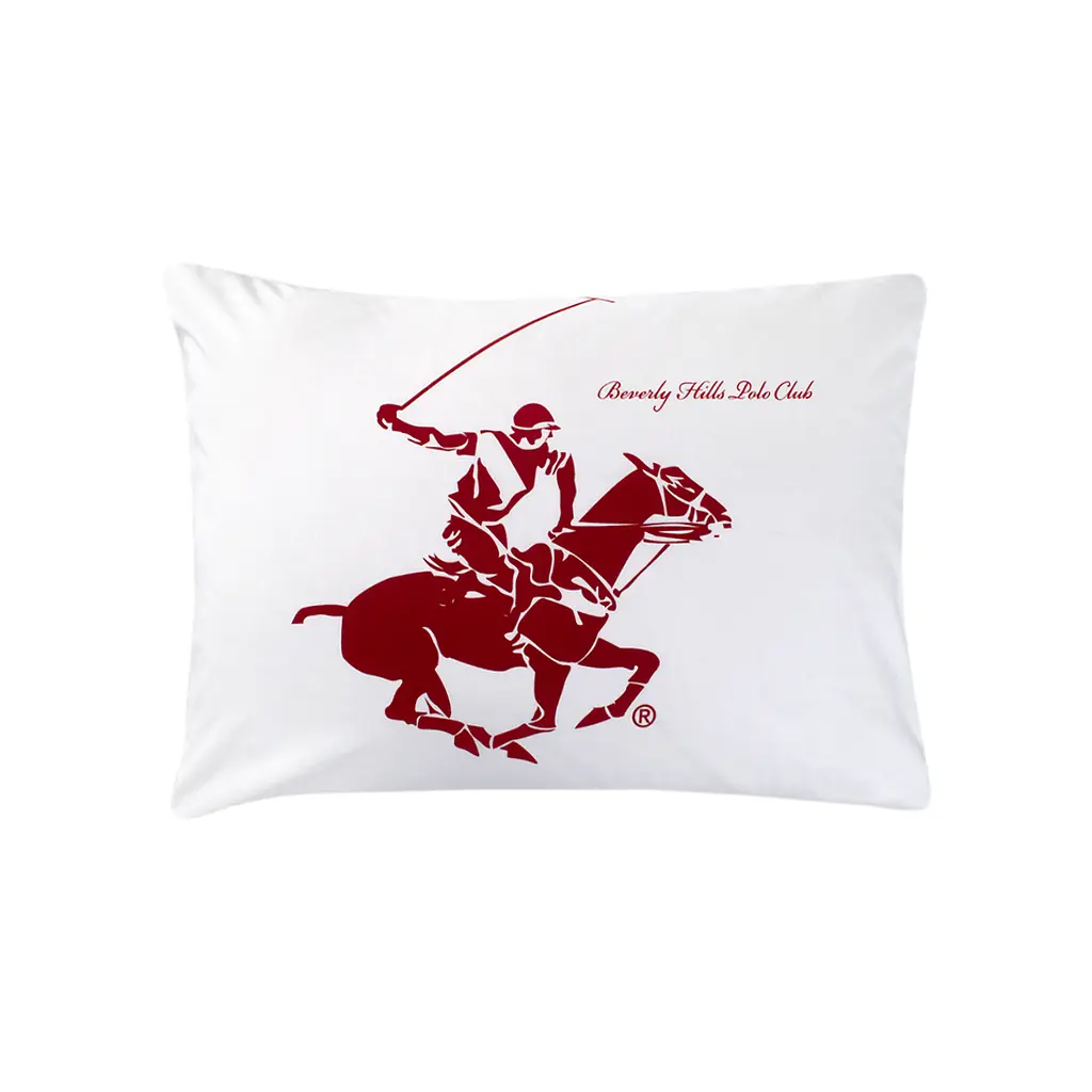 Наволочки Beverly Hills Polo Club - BHPC 004 Red 50x70 (2 шт) - фото 2