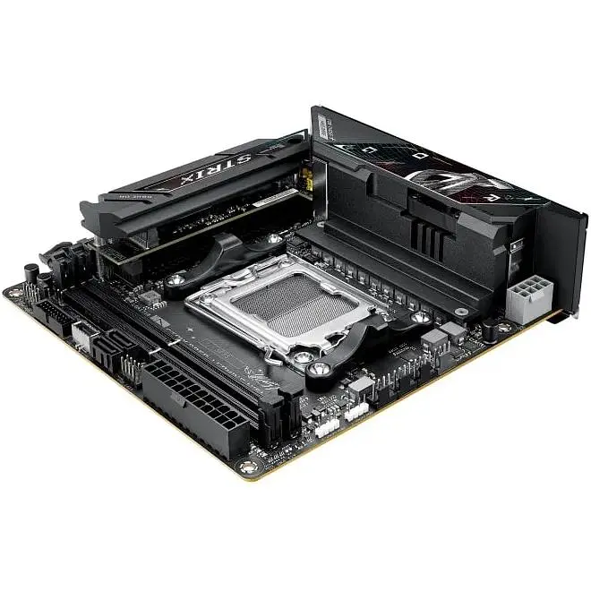 Материнская плата Asus Rog Strix B850-I Gaming WIFI sAM5 B850 2xDDR5 M.2 HDMI USB Type-C WiFi BT mITX - фото 7