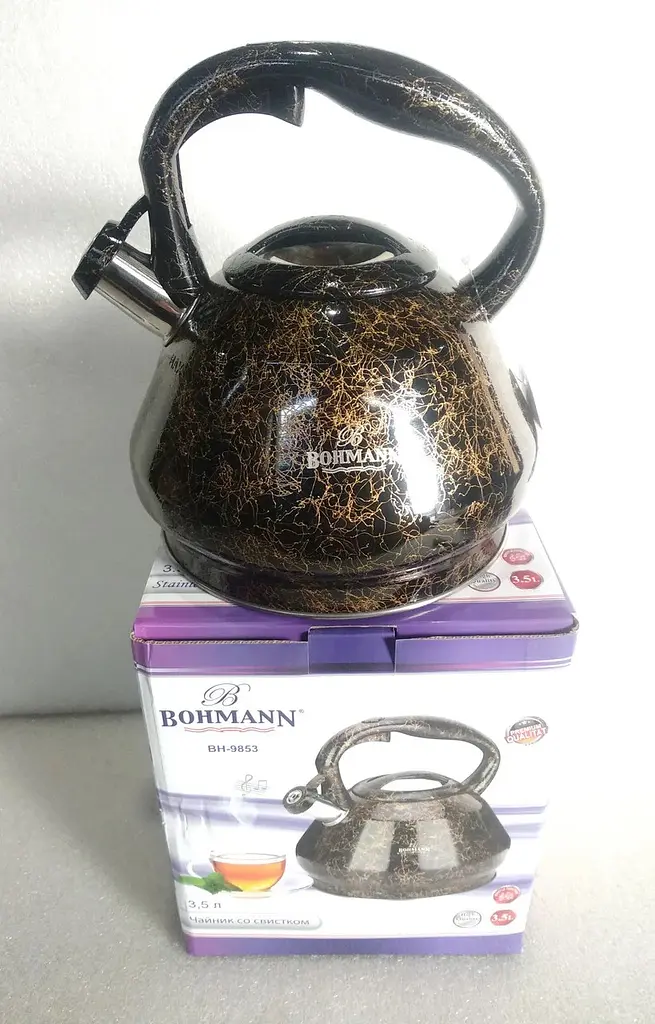 Чайник із свистком Bohmann BH 9853 G 3 л - фото 8