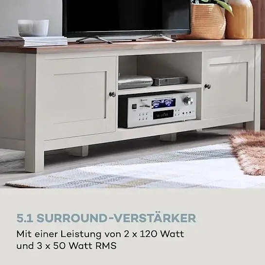 Стерео усилитель Auna AMP 5100 BT (10036140) - фото 2