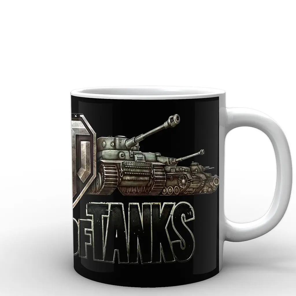 Кухоль GeekLand World of Tanks лого WT.02.001 330 мл білий - фото 2