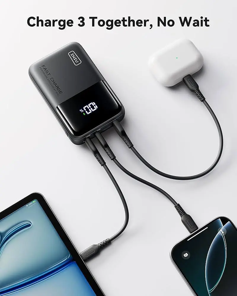 Павербанк INIU 25000 мА·год 100 Вт, USB-C, 3 виходи - фото 2