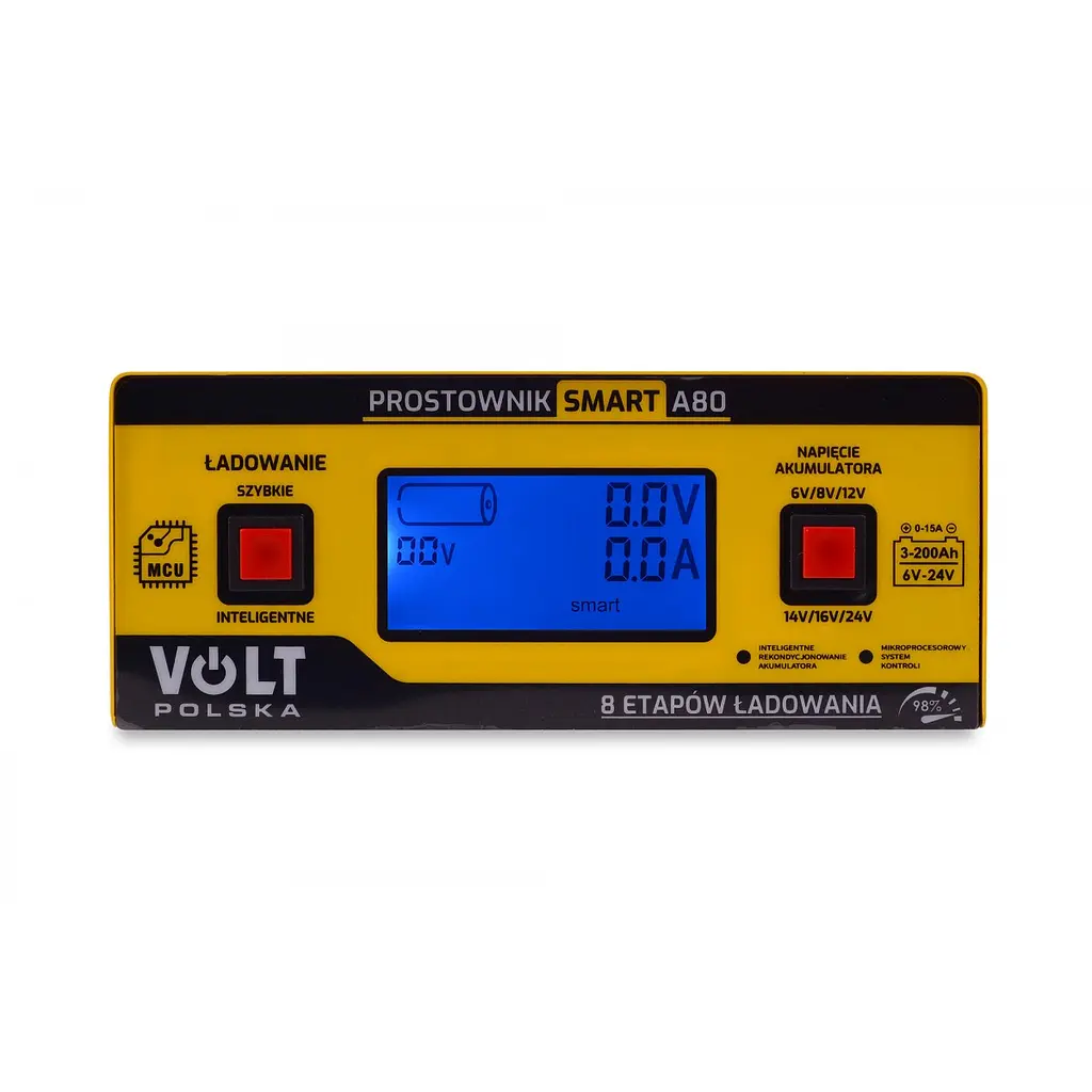 Зарядное устройство Volt Polska SMART 6V/12V/24V 15A A80 - фото 6