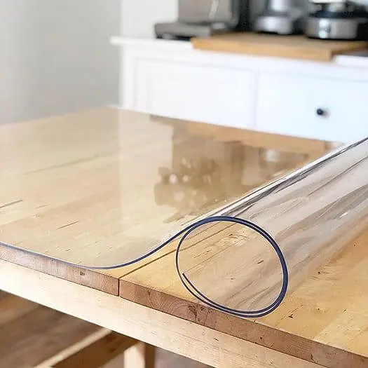 Гнучке (м'яке, рідке) скло скатертину на стіл Soft Glass 2.0х1.4м (товщина 2.0 м) Прозора - фото 6