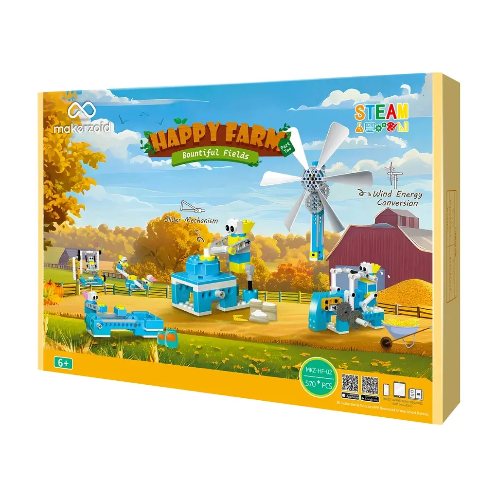 Конструктор Makerzoid Happy Farm Bountiful Fields (MKZ-HF-02)