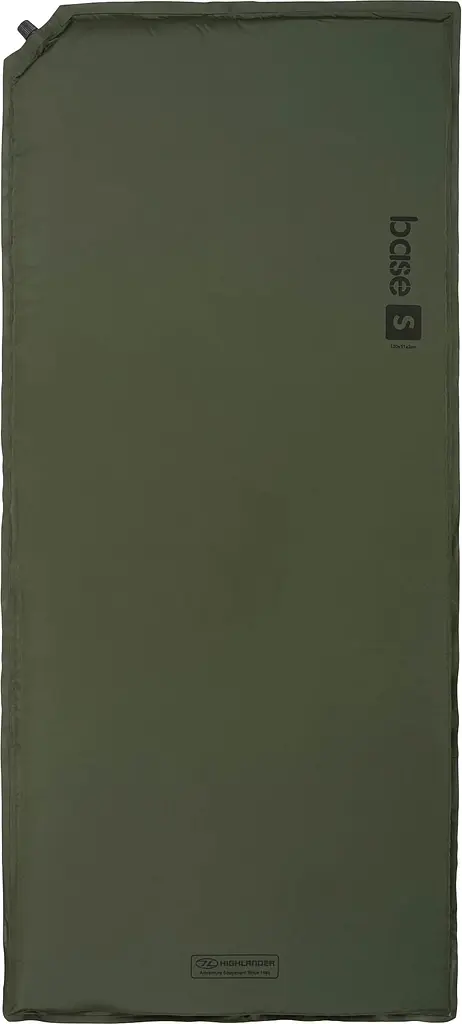 Килимок самонадувний Highlander Base S Self-inflatable Sleeping Mat 3 cm Olive (SM100-OG)