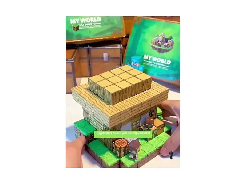 Магнітний конструктор Minecraft 110 деталів (6948679457784) - фото 2
