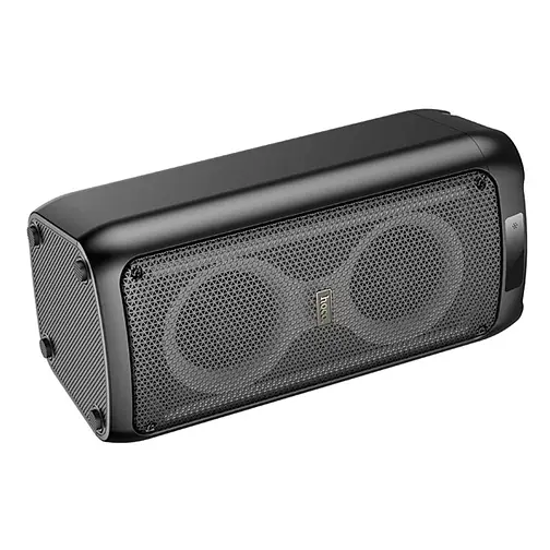 Портативна колонка із мікрофоном Hoco HA6 RGB підсвіткою та TWS акумулятор 4500 mAh Bluetooth 5.3 караоке 30 Вт Чорний - фото 4