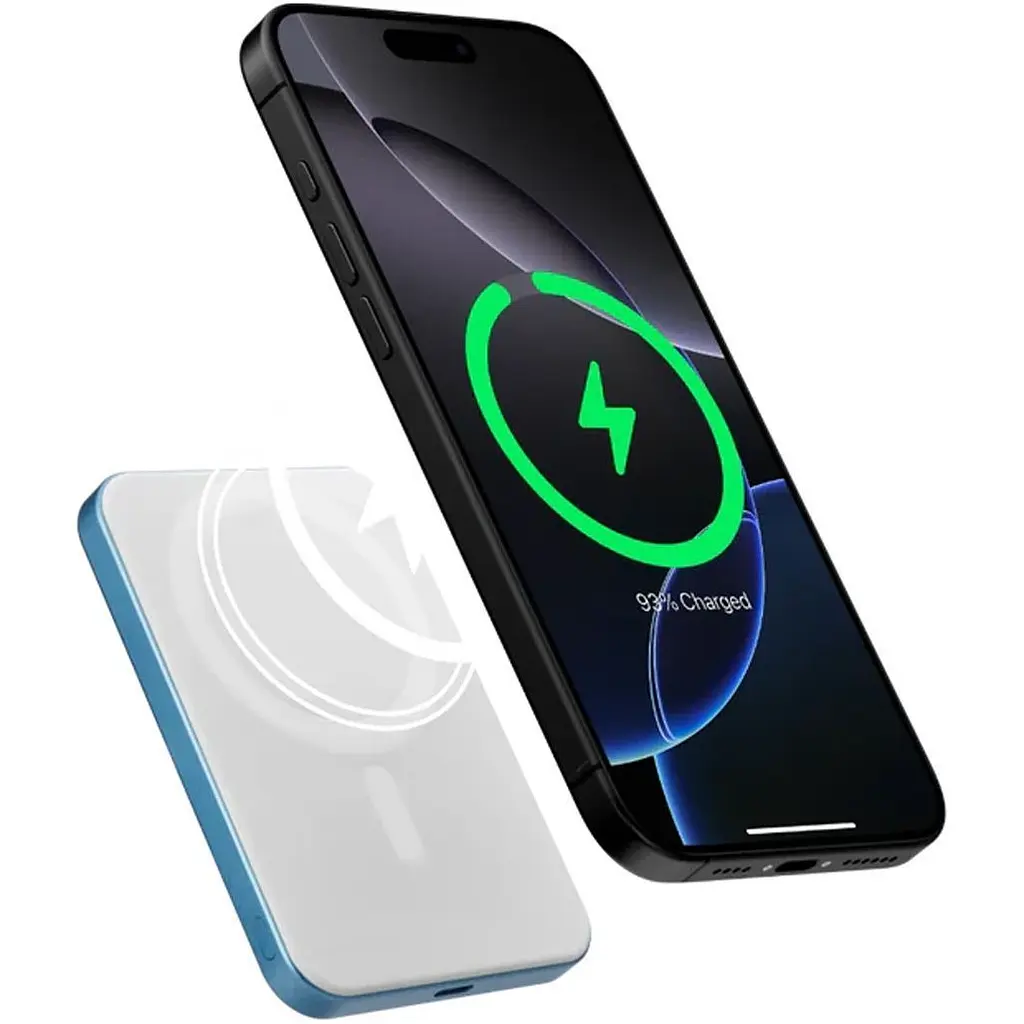 Зовнішній акумулятор Pitaka Aramid Fiber Magnetic 5000mAh 20W Lucid Blue (PBQ2507) [161465] - фото 5