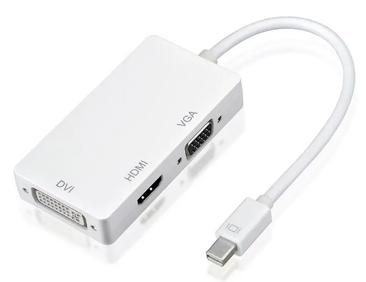 Перехідник mini DisplayPort M HDMI/VGA/DVI (24+5), FHD 1080p - фото 3