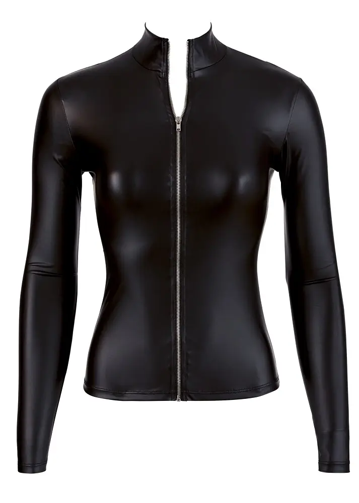 Топ Cottelli Party Long Sleeve Zip, L (черный) - фото 5