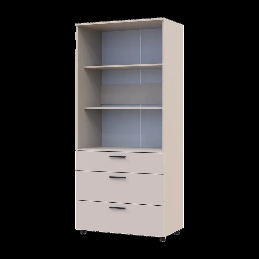 Шафа для одягу Doros Торн Кашемір 2 ДСП/3Ш (полиці) 90х51.6х200 (44900450) - фото 5