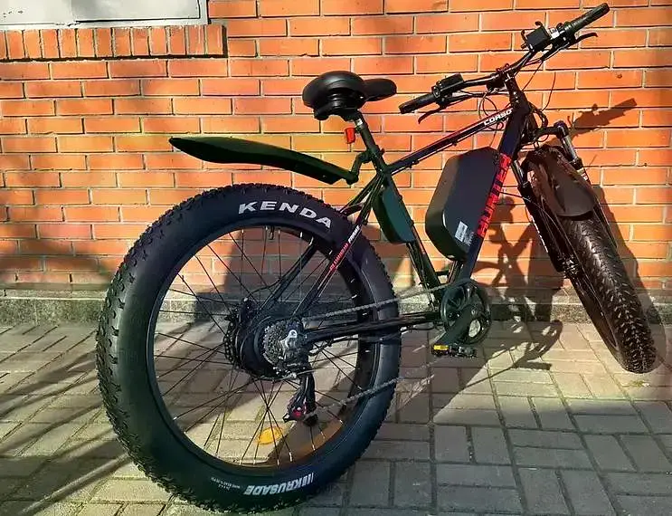 Электровелосипед Corso HUNTER 26 дюймов (750W, 48V, 20Ah) Черно-Красный - фото 3