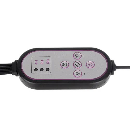 Лампа для росту рослин Gardlov 19388, 80 LED, фітолампа, 4 панелі, таймер, USB, регульована висота 73–153 см - фото 10