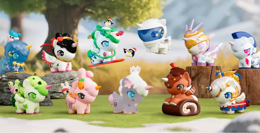 Колекційна фігурка 10/10 Toys TNT Space Tokidoki Chibi Style Unicorno Surprise Box (TOKIDOKIM-464) - фото 2