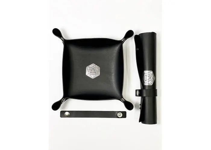 Настольная игра Планета Ігор Лоток для кубиков D20 (черный) (Dice tray D20 black) (pi-dt007) - фото 4