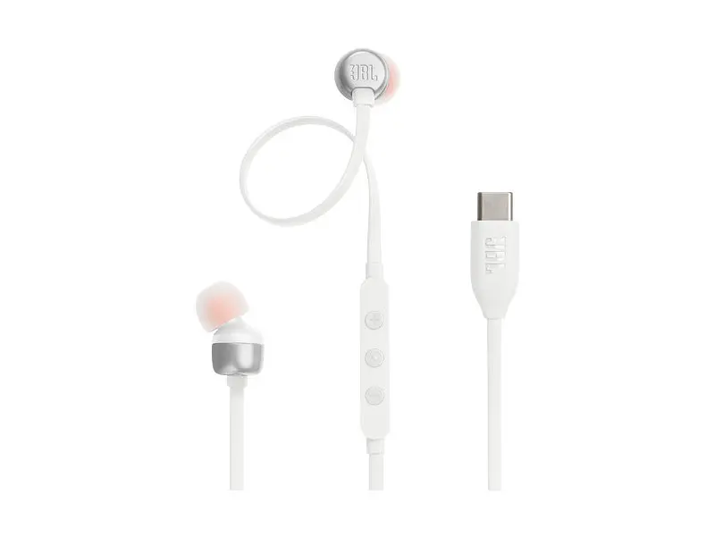 Навушники з мікрофоном JBL Tune 310C White (T310CWHT)