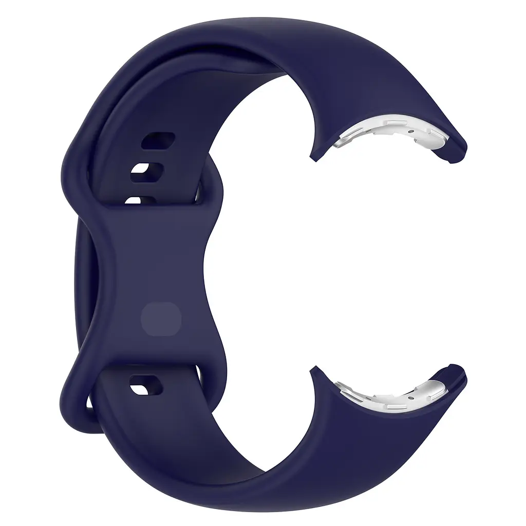 Силіконовий ремінець на смарт годинник Google Pixel Watch 41mm/2 41mm/3 41mm/4 41mm, Silicone, midnight blue, зі зручною застібкою, на фітнес браслет, ArmorStandart (ARM75435) - фото 2