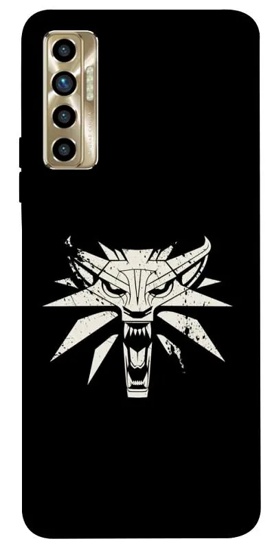TPU чохол Demsky Wolf medallion для TECNO Camon 17P