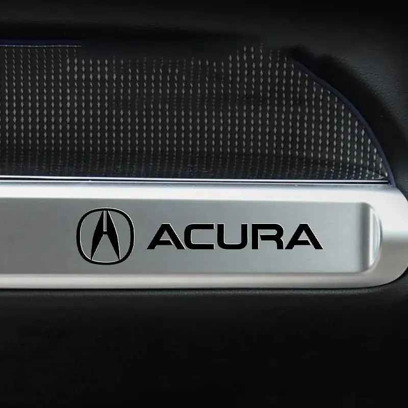 Наклейка з логотипом Acura метал, на клейкій стрічці 1шт (універсальна) - фото 2