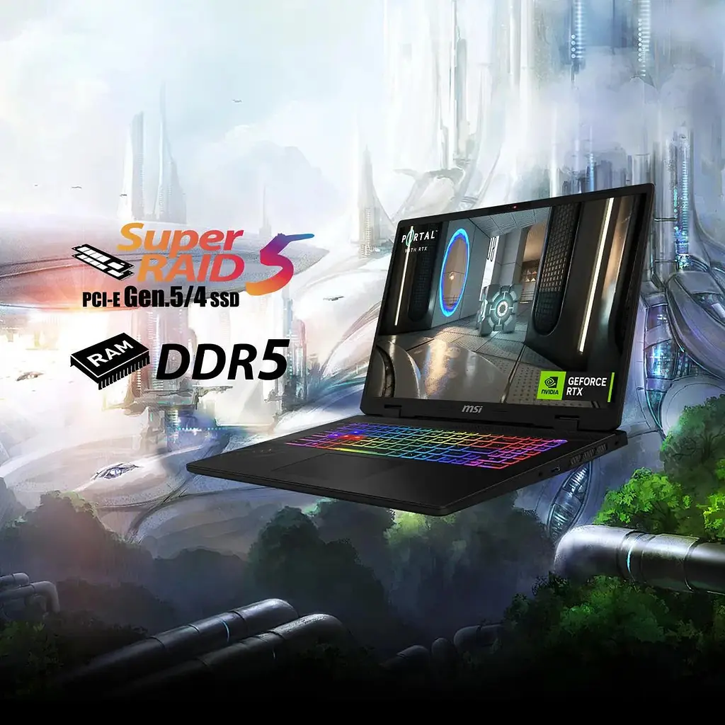 Ноутбук MSI Crosshair 17 HX AI D2XWGKG-039CZ Metallic - фото 9