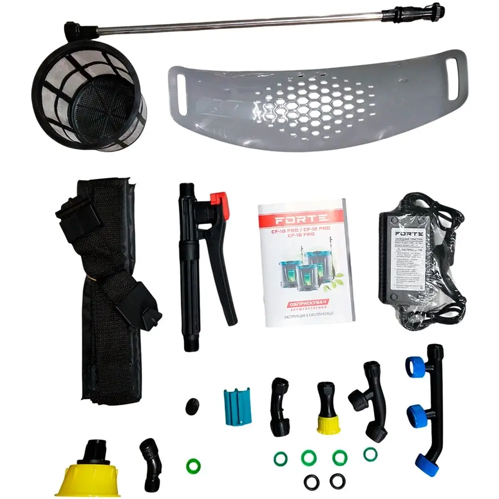 Опрыскиватель аккумуляторный Forte CF-16 Pro 8Аh/12V 2-4 бар 16 л (141020) - фото 7