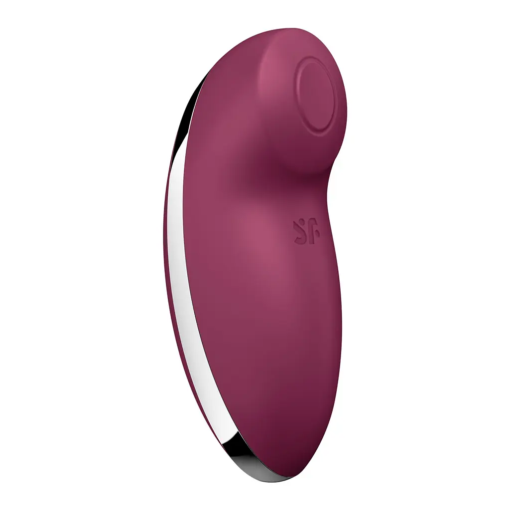 Вібростимулятор-пульсатор Satisfyer Tap & Climax 2 Red, ефект постукування пальцем - фото 4