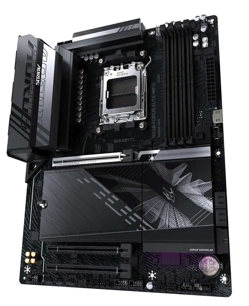 Материнская плата Gigabyte B850 AORUS ELITE WIFI7 (B850 AORUS ELITE WIFI7) (Socket AM5, AMD B850, ATX) - фото 4