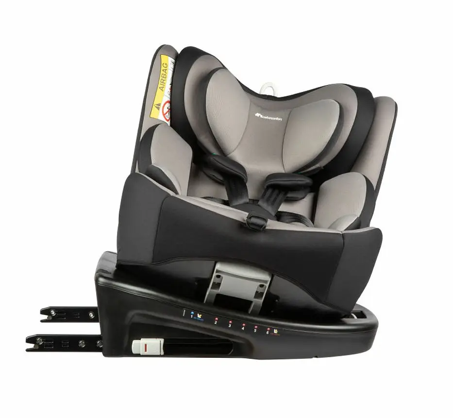 Автокрісло Bebe ConfortT EvolveFix i-Size, Gray Mist, сіре з чорним (8106440210) - фото 2