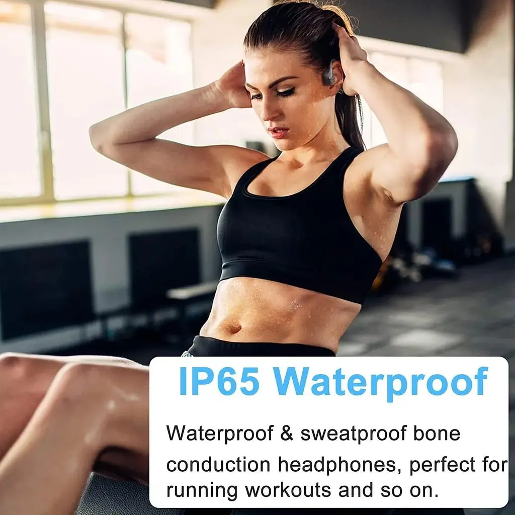 Бездротові навушники Bluetooth Bone Conduction водонепроникні - фото 4