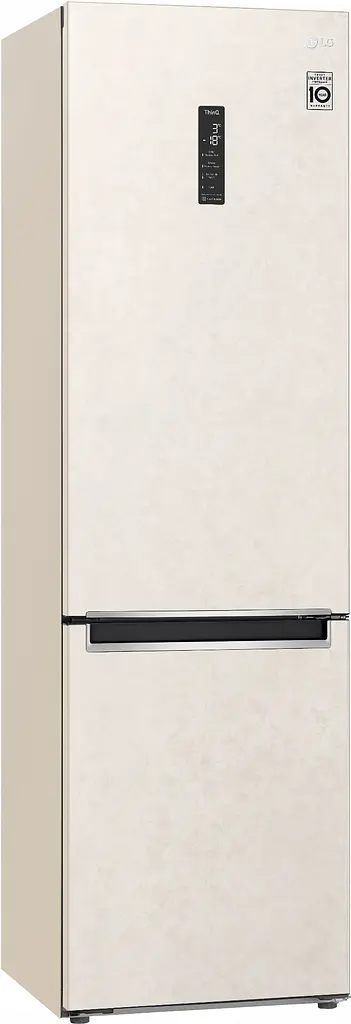 Холодильник с нижней морозильной камерой LG GA-B509MEQM бежевый (GA-B509MEQM) - фото 3