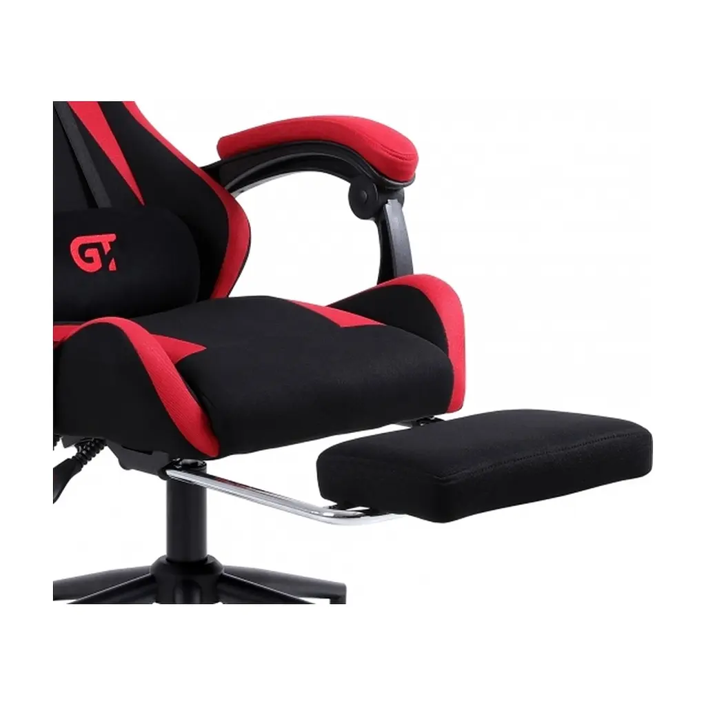 Крісло ігрове GT Racer X-2324 Black/Red (X-2324 Fabric Black/Red) - фото 8