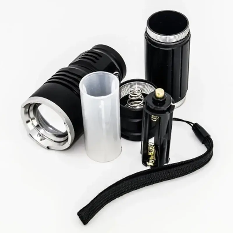Ліхтар Quantum Solid-M 10W LED з USB + Li-ion 18650/2600mAh, box (QM-FL1020-18650/2600-CB) - фото 8