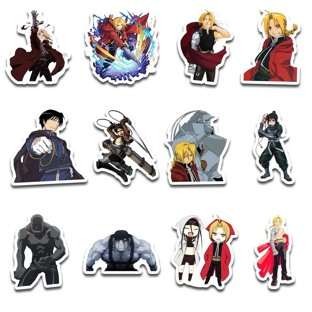 Стикерпак GeekLand Fullmetal Alchemist 45 штук (SP FA 01) - фото 2