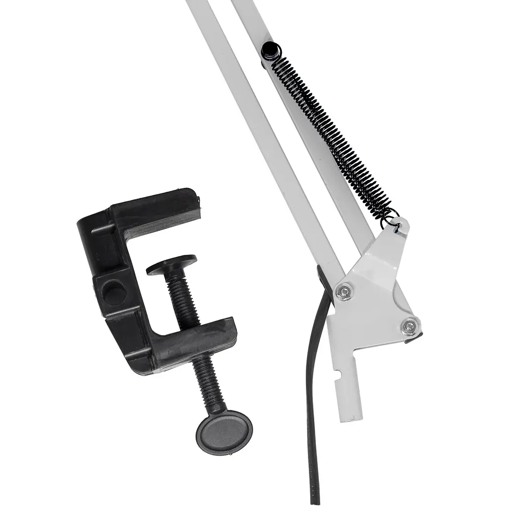 Настільна лампа Євросвітло Ridy-027 E27 зі струбциною біла - фото 4