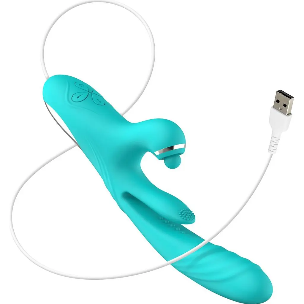 Вібратор Good Vibes Only Lisa Thrusting Rabbit Vibrator with G-Spot Stimulator (SX3066) [152363] - фото 6