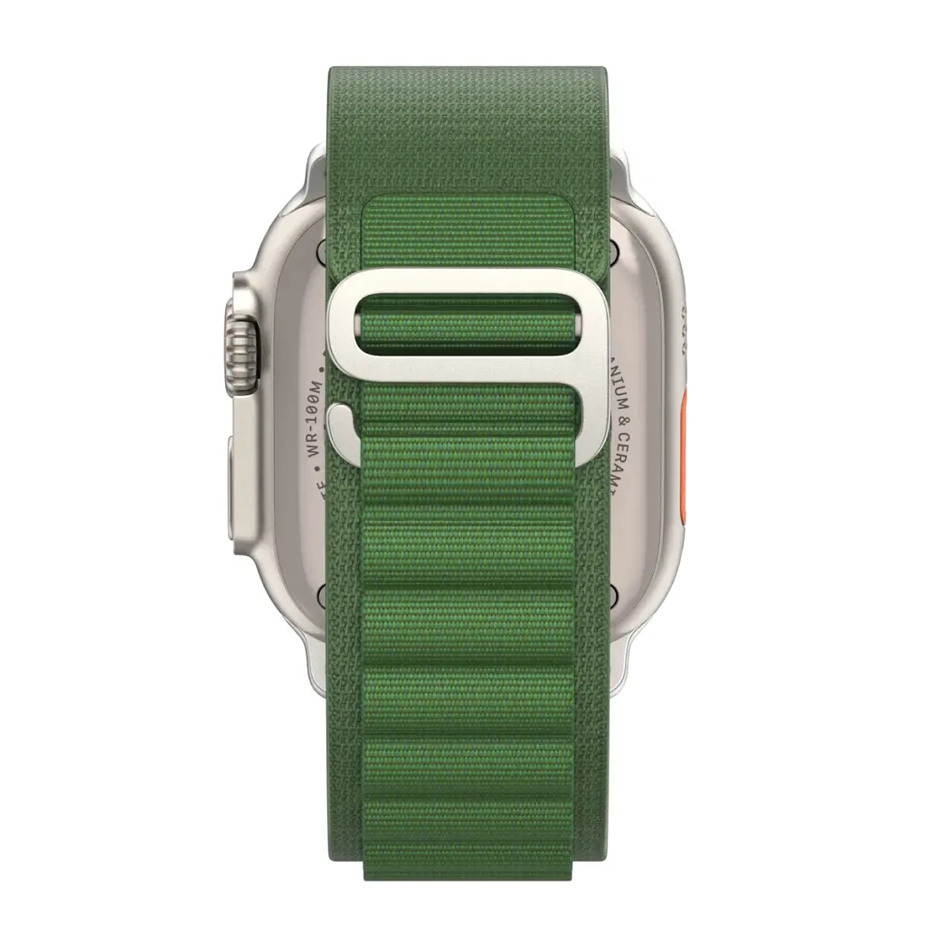 Ремінець до смарт-годинника Armorstandart Alpina Band для Apple Watch 49/46/45/44/42 (Series 1-3) Green (ARM64981) - фото 6