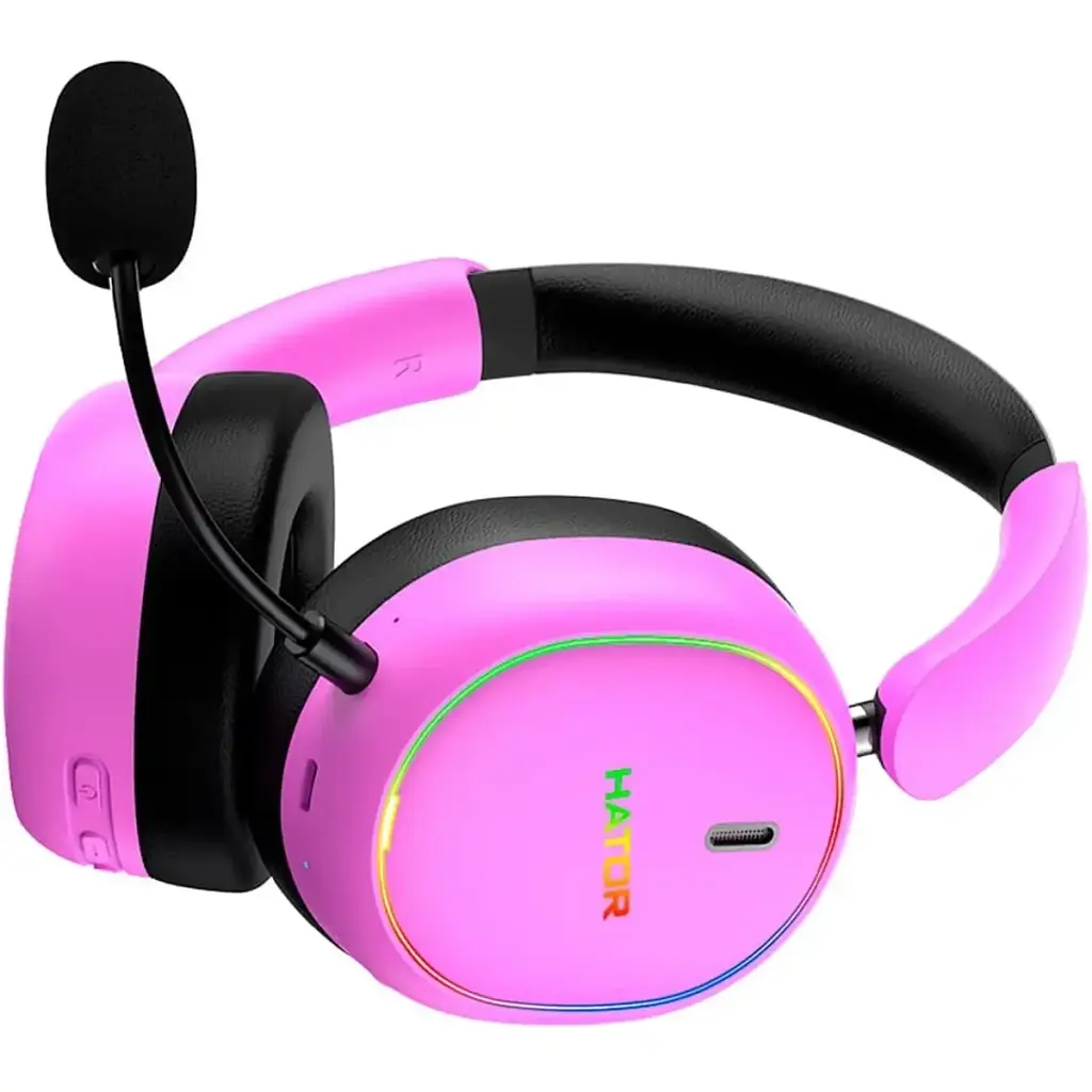 Навушники Hator Phoenix 2 Hi-Res SyncHUB wireless Cyber violet (ESH42) - фото 5