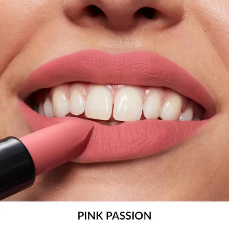 Зволожувальна матова губна помада Avon Ультра Полуничний щербет/Pink Passion 3.6 г - фото 2