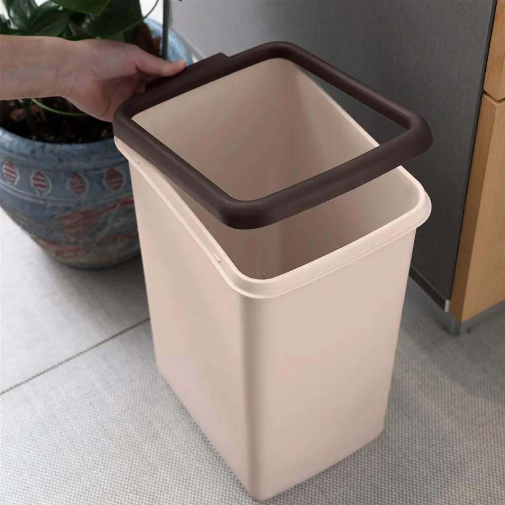 Відро для сміття MBM My Home 12 л бежеве (BIN-02 12L BEIGE) - фото 7