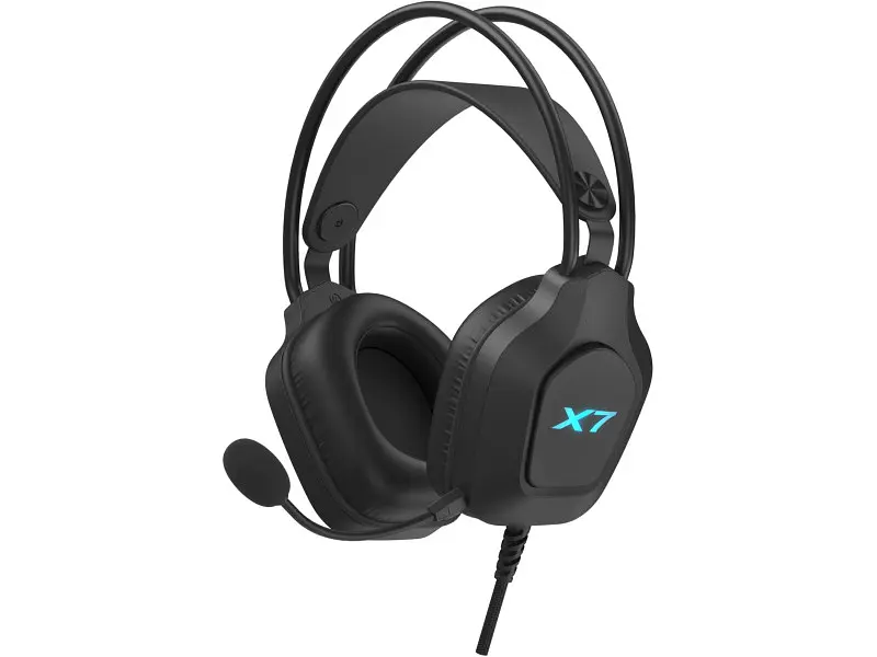 Навушники з мікрофоном A4Tech XH-200 Black