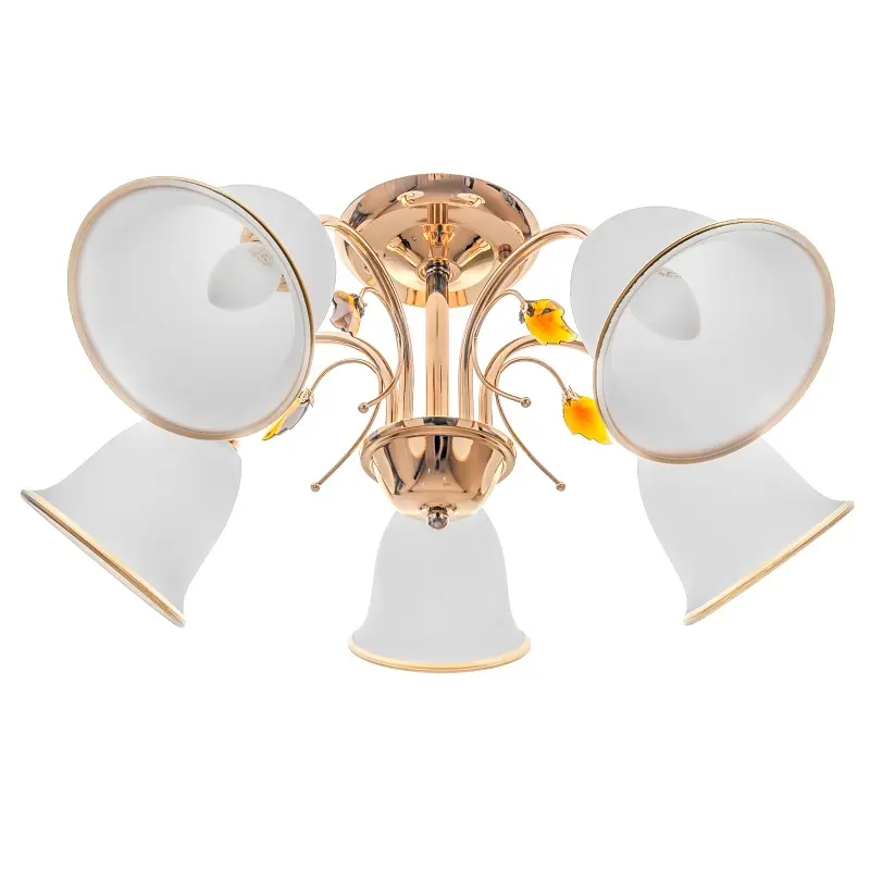 Люстра потолочная Brille E27 60W G (LK-581C/5) - фото 1